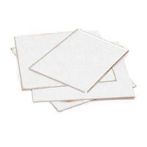 Flat Corrugated White Pads, 14" x 11"