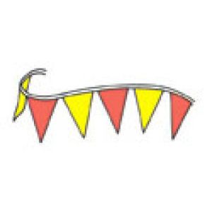 Red and Yellow Pennants - 7515004