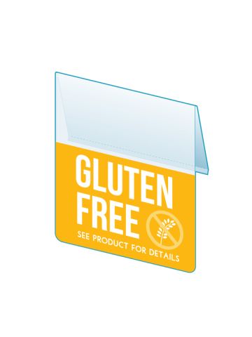 Gluten Free Shelf Talker, 2.5"W x 1.25"H
