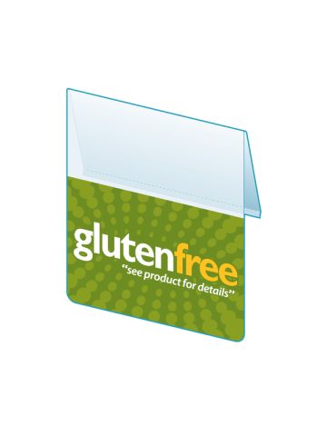 Gluten Free Shelf Talker, HealthTalker Series, 2.5"W x 1.25"H