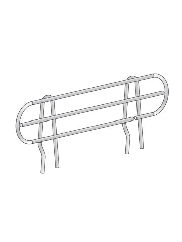 Wire Ledge for Metro® Shelf Management, Chrome