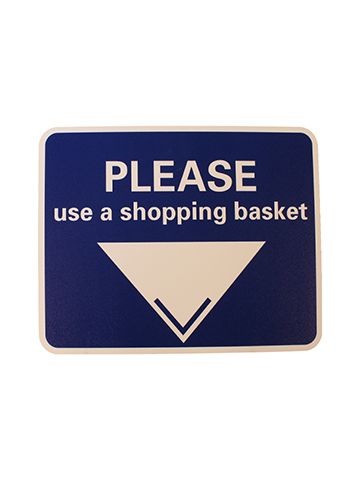 Sign only for Baskets