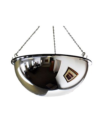 18" Full Mirror Dome Acrylic, 360 deg. Viewing area