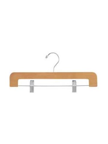 14" Natural Finish, Wood Pant and Skirts Hangers