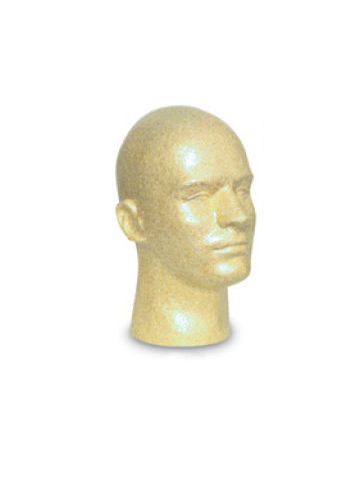 Male Suntan, Styrofoam Head Mannequin