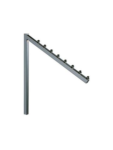 18" 8-Ball Slant Square Arm and Insert, Garment Rack Accessories