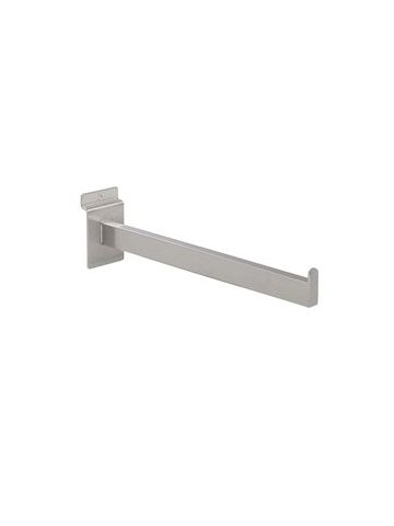 12" Faceout for Slatwall, Satin Nickel