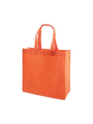 Reusable Shopping Bags, 13" x 5" x 13" x 5", Orange