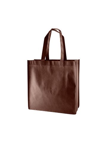 Reusable Shopping Bags, 13" x 5" x 13" x 5", Chocolate