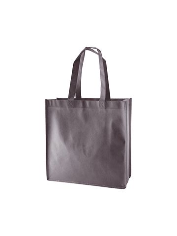 Reusable Shopping Bags, 13" x 5" x 13" x 5", Charcoal