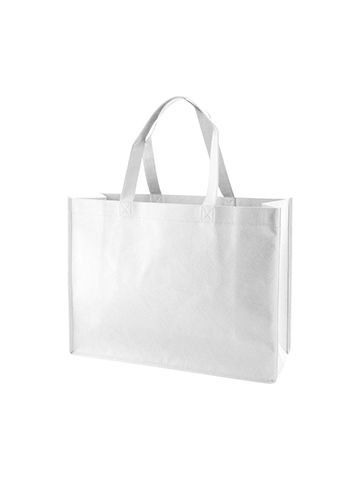 Reusable Shopping Bags, 16" x 6" x 12" x 6", White