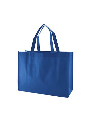 Reusable Shopping Bags, 16" x 6" x 12" x 6", Royal Blue
