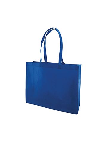 Reusable Shopping Bags, 20" x 6" x 16" x 6", Royal Blue