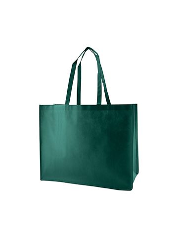 Reusable Shopping Bags, 20" x 6" x 16" x 6", Dark Green