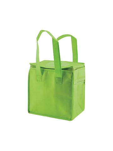 Lunch Tote Bag, 8" x 6" x 8.5" x 6", Lime Green