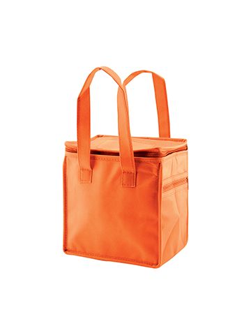 Lunch Tote Bag, 8" x 6" x 8.5" x 6", Orange