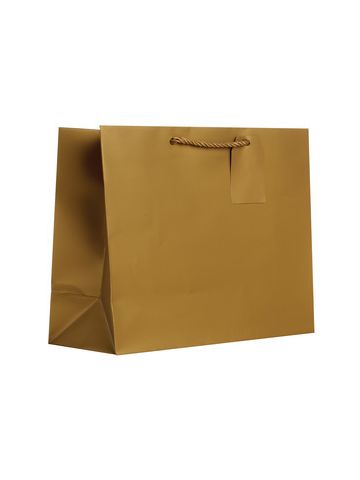 Medium Tote Bag, Gold, 12.5" x 10" x 5"