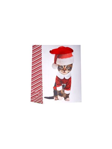 Small Tote Bag, Kitty Christmas Collection, 5" x 4" x 2"