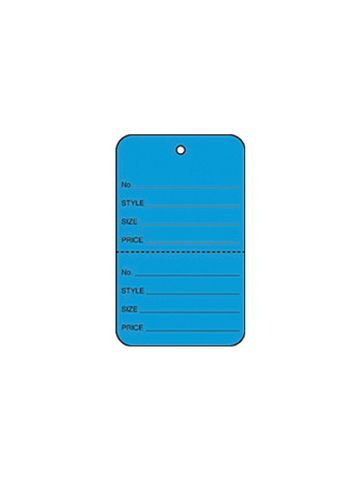 1 3/4" Dark Blue, UnStrung Apparel Colored Tags