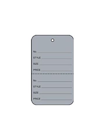 1 3/4" Gray, UnStrung Apparel Colored Tags