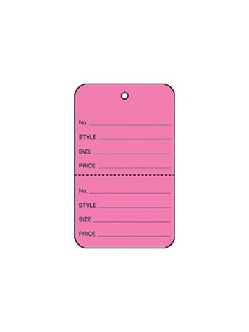 1 3/4" Pink, UnStrung Apparel Colored Tags