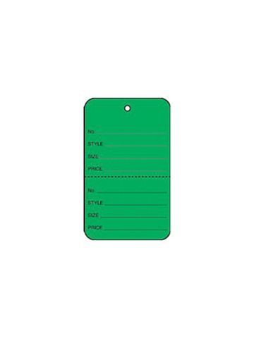 1 1/4" Dark Green, UnStrung Apparel Colored Tags
