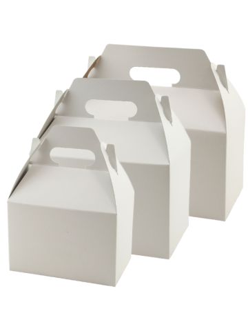 White Gable Boxes