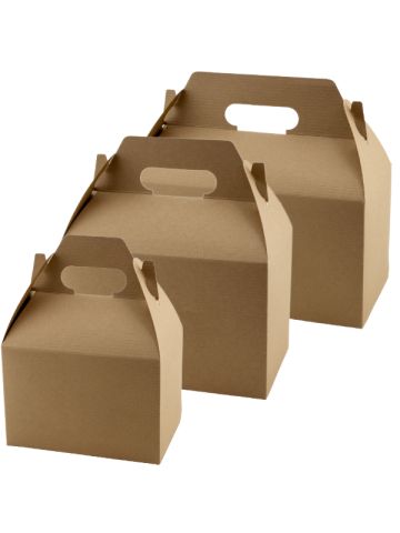 Natural Kraft Gable Boxes