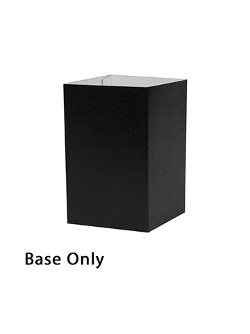 4" x 4" x 6", Black Base, Hi Wall 2 Piece Gift Box