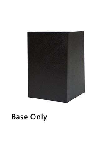 6" x 6" x 9", Black Base, Hi Wall 2 Piece Gift Box