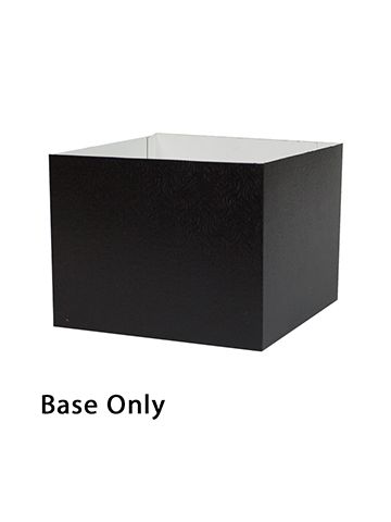 8" x 8" x 6", Black Base, Hi Wall 2 Piece Gift Box