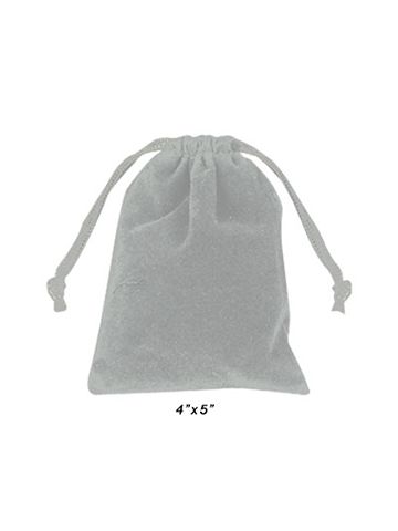 Velvet Bags, Grey