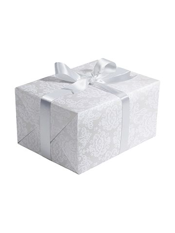 Wedding Gift Wrap, Pearl Damask