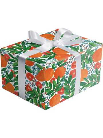 Bulk Gift Wrap, Mandarin Grove