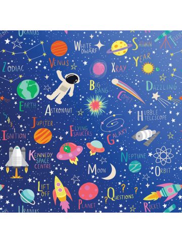 Outer Space, Kids Gift Wrap