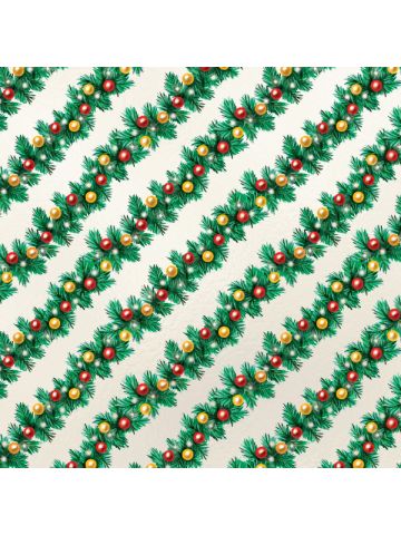 Holiday Garlands, Mistletoe Gift Wrap