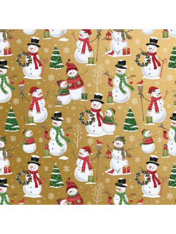 Snowman Family, Snowman Gift Wrap