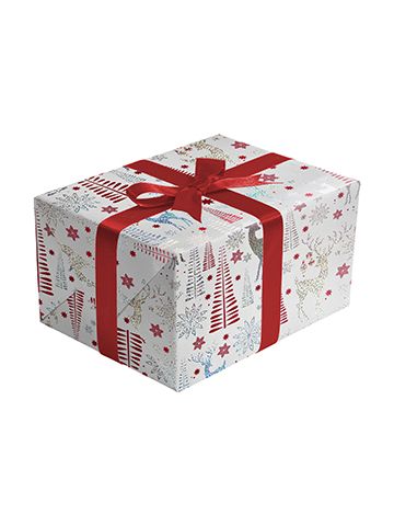 Sparkling Reindeer, Holiday Gift Wrap