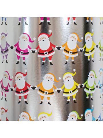 Kaleidoscope Santa, Santa Gift Wrap