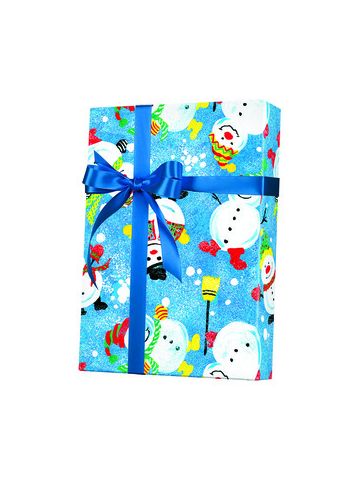 Frosty Friends, Snowman Gift Wrap