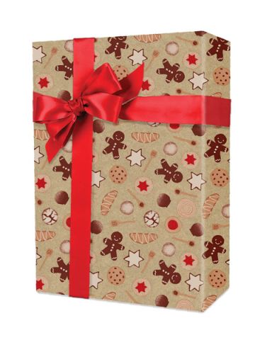 Christmas Cookies/Kraft, Candy Gift Wrap