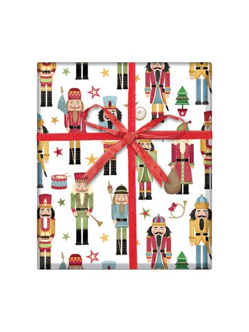 Christmas Giftwrap, Traditional Nutcracker Collection, 10' x 30"