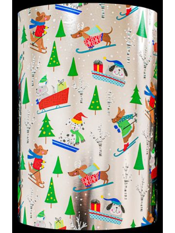 Home Fur Christmas, Animal Gift Wrap