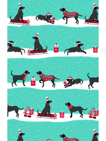 Christmas Bark, Animal Gift Wrap