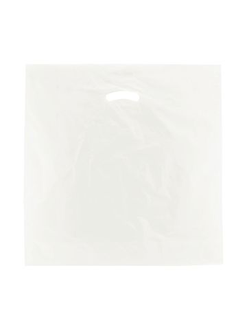 White, Super Gloss Merchandise Bags, 20" x 20" + 5"