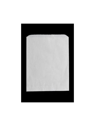 White Paper Merchandise Bags, 8.5" x 11"