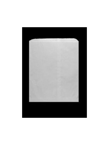 White Paper Merchandise Bags, 12" x 15"