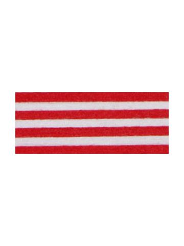 Red/White, Stripe Natural Curling Ribbon