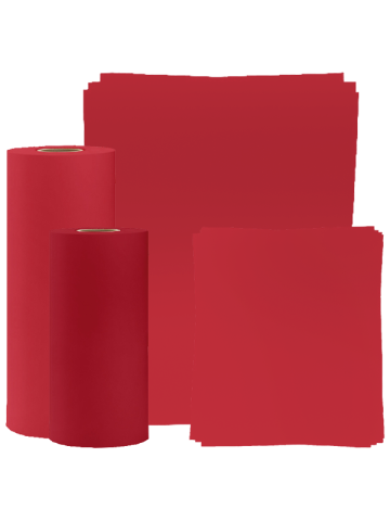 Red, Heavyweight Tissue Roll and Sheets 20#