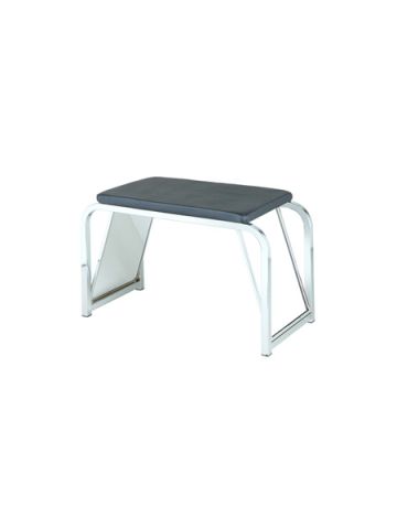 Black, Shoe Bench Stool With Mirror